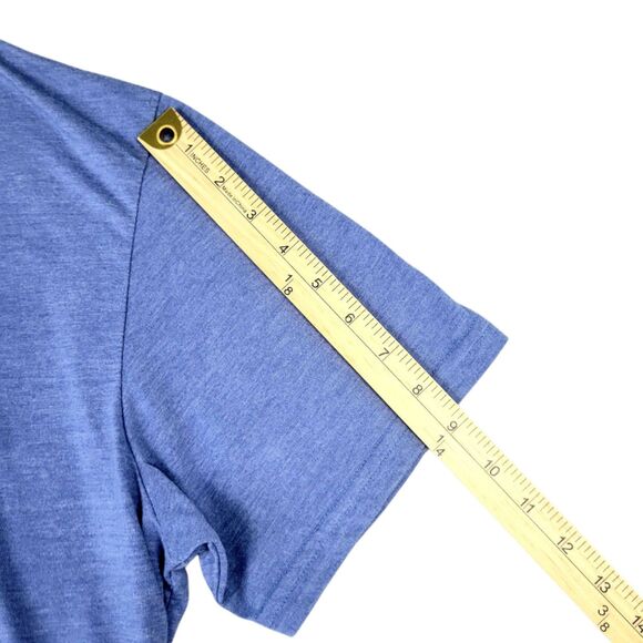 Mens XXL "HOME OF THE BRAVE" Blue Patriotic Soft Cotton Blend Short Sleeve Shirt - Picture 11 of 12